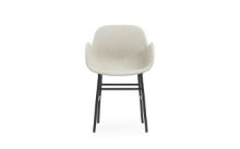 Bild von Normann Copenhagen Form Sessel SH: 44 cm – Upminster Sand/Stahl