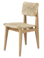 Bild von GUBI Gascoin Outdoor C-Chair Dining SH: 47 cm – Teak/Flet