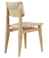 Bild von GUBI Gascoin Outdoor C-Chair Dining SH: 47 cm – Teak/Flet