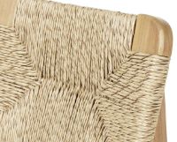 Bild von GUBI Gascoin Outdoor C-Chair Dining SH: 47 cm – Teak/Flet