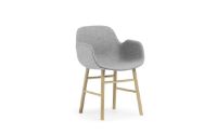 Bild von Normann Copenhagen Form Sessel SH: 44 cm – Partner Grau/Og