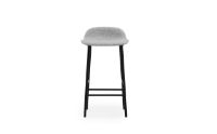 Bild von Normann Copenhagen Form Barhocker SH: 65 cm – Partner Grau/Stahl