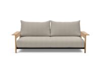 Bild von Innovation Living Malloy Wood Schlafsofa B: 230 cm – Lakeret Eg/579 Kenya Gravel