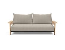 Bild von Innovation Living Malloy Wood Schlafsofa B: 230 cm – Lakeret Eg/579 Kenya Gravel