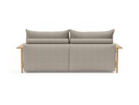 Bild von Innovation Living Malloy Wood Schlafsofa B: 230 cm – Lakeret Eg/579 Kenya Gravel