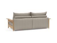 Bild von Innovation Living Malloy Wood Schlafsofa B: 230 cm – Lakeret Eg/579 Kenya Gravel