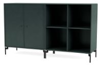 Bild von Montana Selection Paar Beistelltisch mit Beinen 139,2 x 69,6 cm – 163 Black Jade / Schwarz