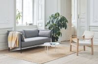 Bild von HAY Silhouette 2-Personen-Sofa Mono L: 171 cm – Hallingdal 130 / Schwarz pulverbeschichteter Stahl