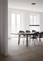 Bild von Fredericia Furniture 3398 Trinidad Stuhl SH: 45,5 cm – Schwarze Esche/Chrom