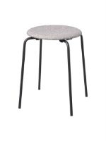 Bild von Fritz Hansen Dot Hocker SH: 46 cm - Grau/Beige/Weiß OUTLET