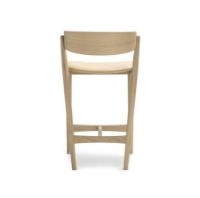 Bild von Sibast Furniture No 7 Barhocker SH: 65 cm – Soap Oak / Spectrum Honey Leder