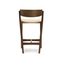 Bild von Sibast Furniture No 7 Barhocker SH: 65 cm – Räuchereiche / Spectrum Honey Leder