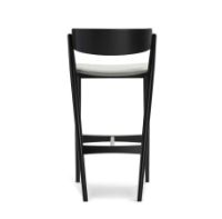 Bild von Sibast Furniture No 7 Barhocker SH: 75 cm - Schwarze Eiche / Remix 123 Hellgrau