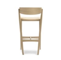 Bild von Sibast Furniture No 7 Barhocker SH: 75 cm – Soap Oak / Spectrum Honey Leder