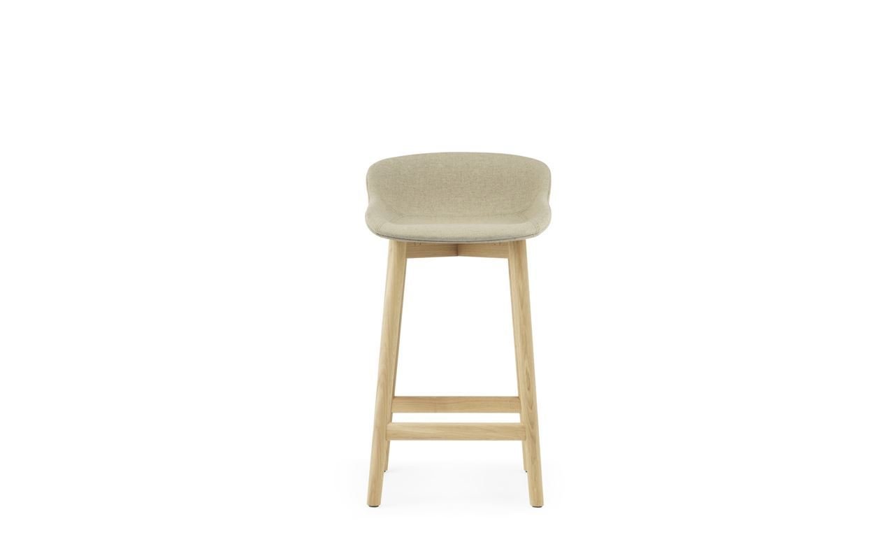 Bild von Normann Copenhagen Hyg Barhocker Vollgepolstert SH: 65 cm – Upminster/Eiche