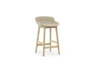 Bild von Normann Copenhagen Hyg Barhocker Vollgepolstert SH: 65 cm – Upminster/Eiche