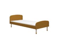 Bild von Flexa Dots Einzelbett L: 204 cm – Senf