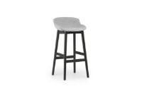 Bild von Normann Copenhagen Hyg Barhocker Vollgepolstert SH: 75 cm – Partner/Schwarze Eiche