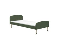 Bild von Flexa Dots Einzelbett L: 204 cm – Tiefgrün