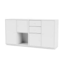 Bild von Montana Selection Couple Beistelltisch mit Sockel 3 cm 139,2 x 69,6 cm – 38 Schnee