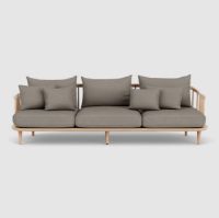 Bild von &Tradition Fly SC12 Sofa L: 240 cm – Weiß geölte Eiche/Hot Madison 094