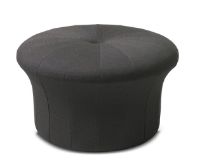 Bild von Warm Nordic Grace Pouf Ø: 77 cm - Mocca