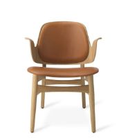 Bild von Warm Nordic Gesture Lounge Chair SH: 46 cm – Eiche/Kamel