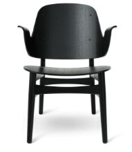 Bild von Warm Nordic Gesture Lounge Chair SH: 46 cm - Schwarz