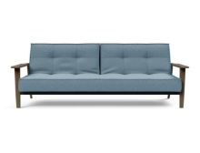 Bild von Innovation Living Splitback Frej Schlafsofa B: 232 cm – Räuchereiche/525 Mixed Dance Hellblau