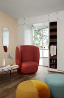 Bild von Warm Nordic Haven Lounge Chair SH: 40 cm – Koralle