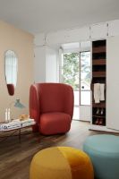 Bild von Warm Nordic Haven Lounge Chair SH: 40 cm – Apfelrot