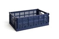 Bild von HAY Colour Crate Recycled L 18,5x34,5x53 cm - Dunkelblau OUTLET