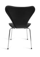 Bild von Bent Hansen Vollbezug für Stuhl der Serie 7 Modell 3107 – schwarzes Leder