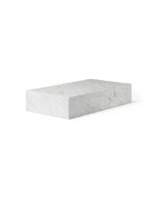 Bild von Audo Copenhagen Sockel Grande H: 27,5 cm – Weißer Marmor Carrara