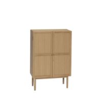 Bild von Hübsch Candor Schrank H:90 cm – Eiche