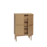 Bild von Hübsch Candor Schrank H:90 cm – Eiche