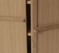 Bild von Hübsch Candor Schrank H:90 cm – Eiche