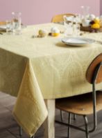 Bild von Rosendahl Ostern Damast Tischdecke 150x370 cm - Gelb