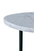 Bild von Bent Hansen Metro Couchtisch Ø: 45 cm – Weißes Carrara