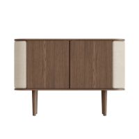 Bild von Umage Treasures 2-türiger Schrank L: 109 cm – Weißer Sand/Dunkle Eiche