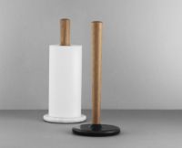 Bild von Normann Copenhagen Craft Küchenrollenhalter – Schwarzer Marmor/Eiche
