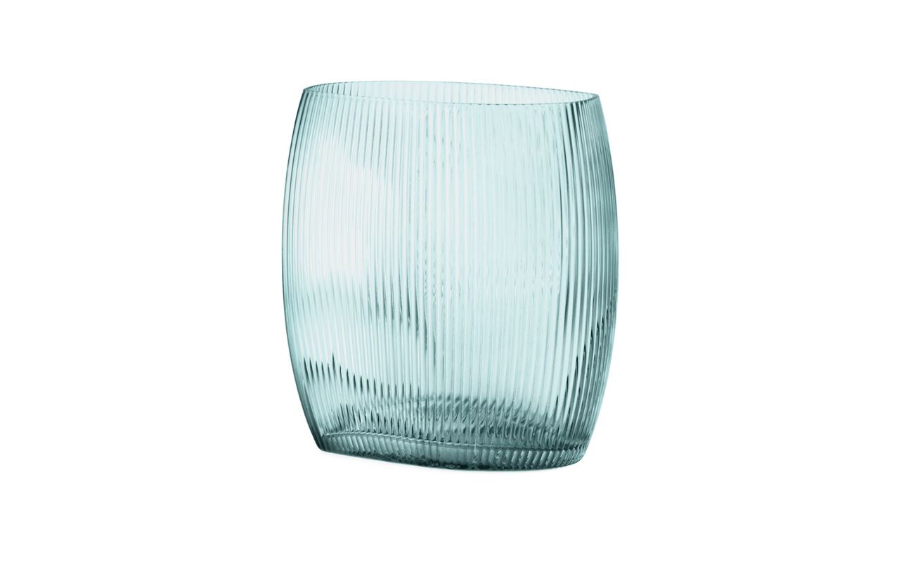 Bild von Normann Copenhagen Tide Vase H: 18 cm - Blau
