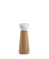 Bild von Normann Copenhagen Craft Salzmühle Klein H: 18 cm – Weißer Marmor/Eiche