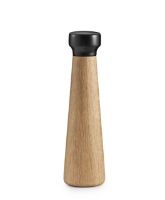 Bild von Normann Copenhagen Craft Pfeffermühle, groß, H: 27 cm – schwarzer Marmor/Eiche