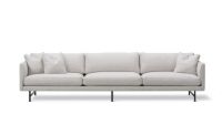 Bild von Fredericia Furniture 5623 Calmo 3 Pers. Sofa L: 250 cm – Ruskin 10/Sorte Metall