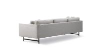 Bild von Fredericia Furniture 5623 Calmo 3 Pers. Sofa L: 250 cm – Ruskin 10/Sorte Metall