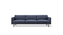 Bild von Fredericia Furniture 5623 Calmo 3 Pers. Sofa L: 250 cm – Sunniva 783/Schwarzes Metall