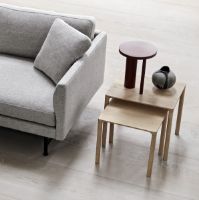 Bild von Fredericia Furniture 6705 Piloti Couchtisch 46x39x35 cm - Schwarz lackierte Eiche