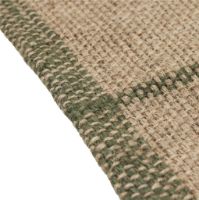 Bild von Hübsch Capri Rug 200x140 - Dark Green Nature  OUTLET