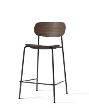 Bild von Audo Copenhagen Co Counter Chair Veneer SH: 65,5 cm – Dunkel gebeizte Eiche